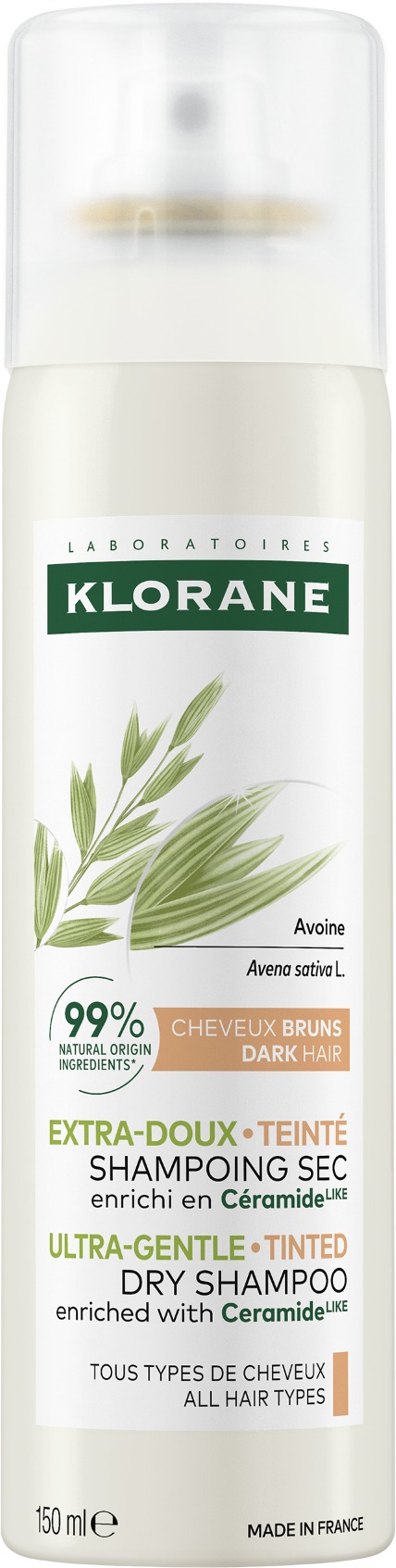 KLORANE - zab kivonat, sötét hajra, 150ml