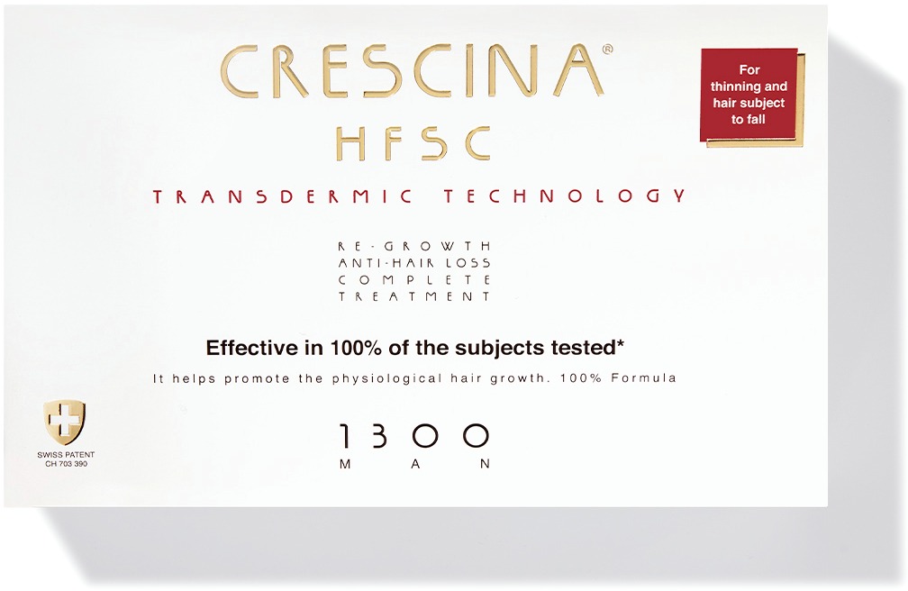 CRESCINA Transdermic hajnövesztő és hajhullás elleni kezelés férfiaknak (1300) 20× 3,5 ml