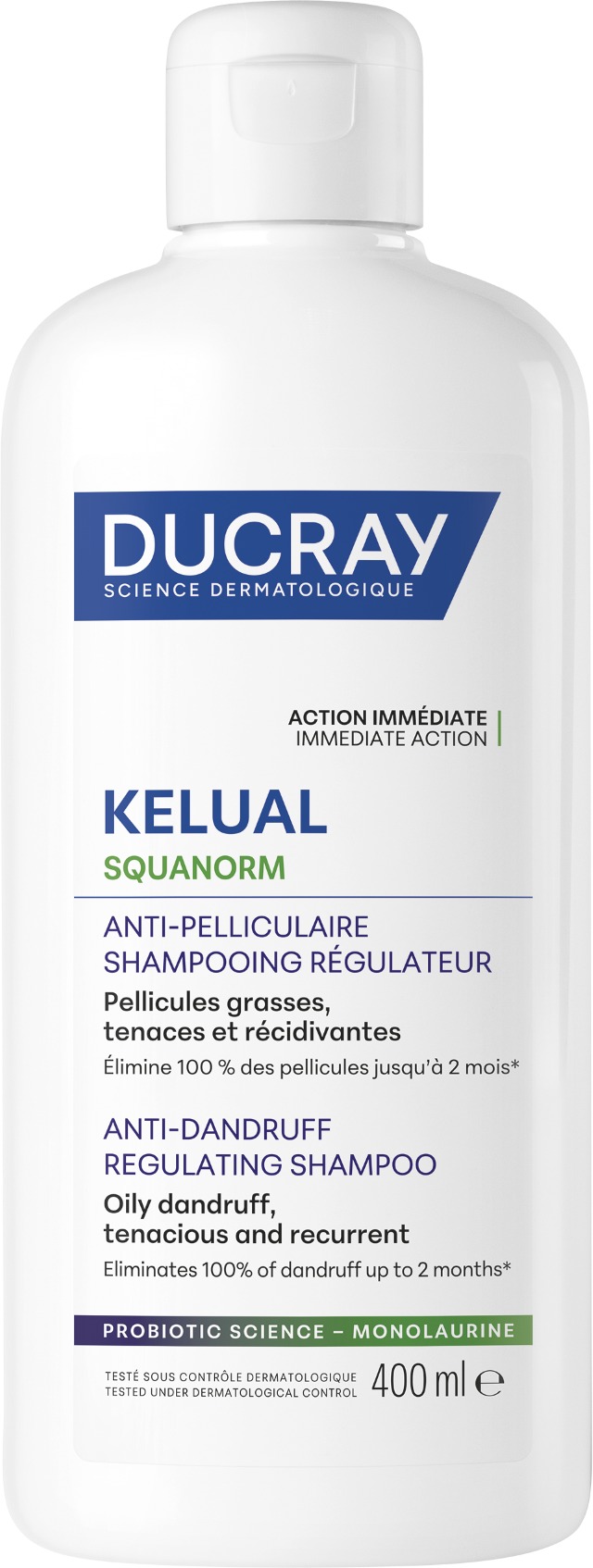 DUCRAY Kelual Squanorm zsíros korpára, 400 ml