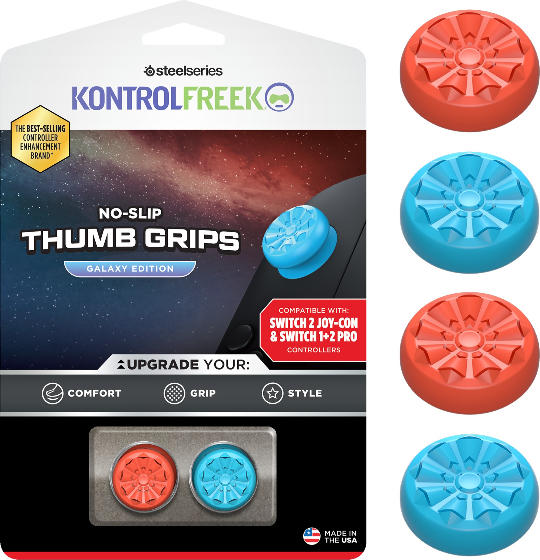 KontrolFreek Galaxy Red and Blue - Nintendo