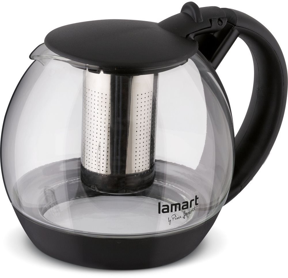 LAMART LT7058 teáskanna üveg 2L fekete