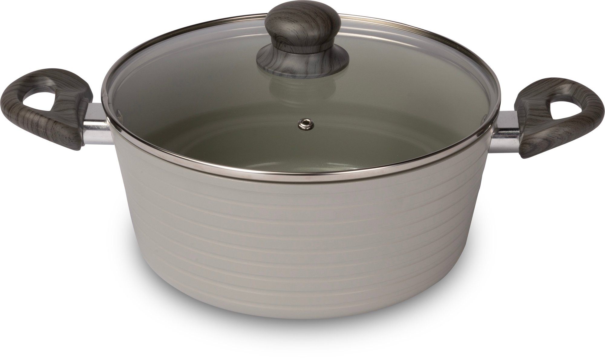 Lamart STRIPE LT1268 lábas + fedő, 24cm, 3,9 l