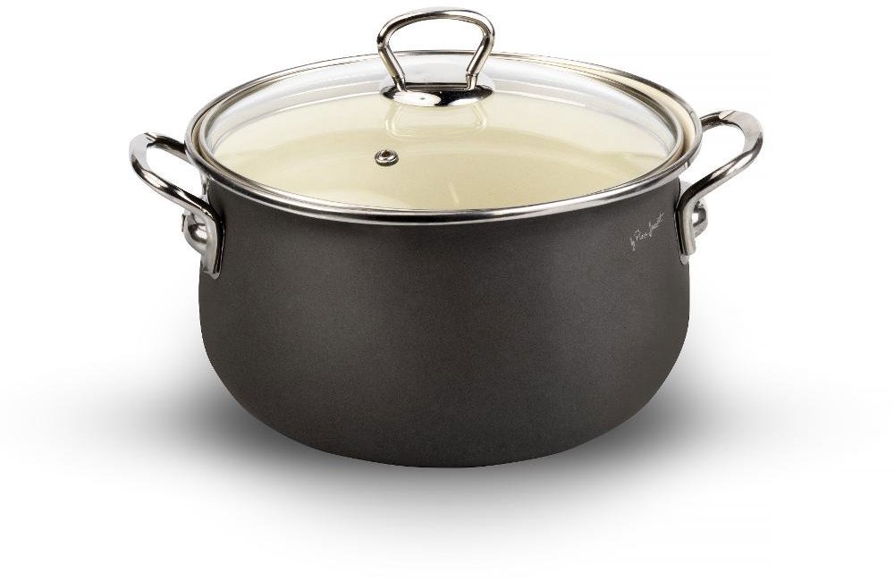 Lamart HARD LT1279 zománcozott lábas + fedő, 20cm, 3,8 l