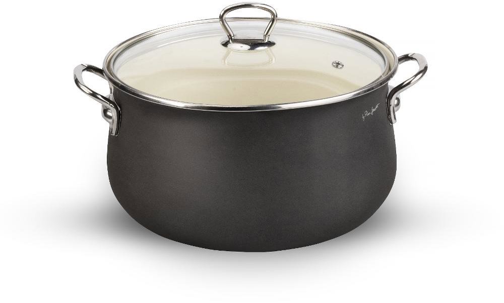 Lamart HARD LT1281 zománcozott lábas + fedő, 24cm, 6 l