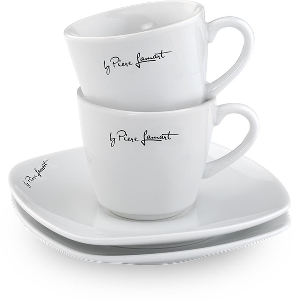 Lamart LT9017 csészekészlet csészealjjal, 2db, 90ml