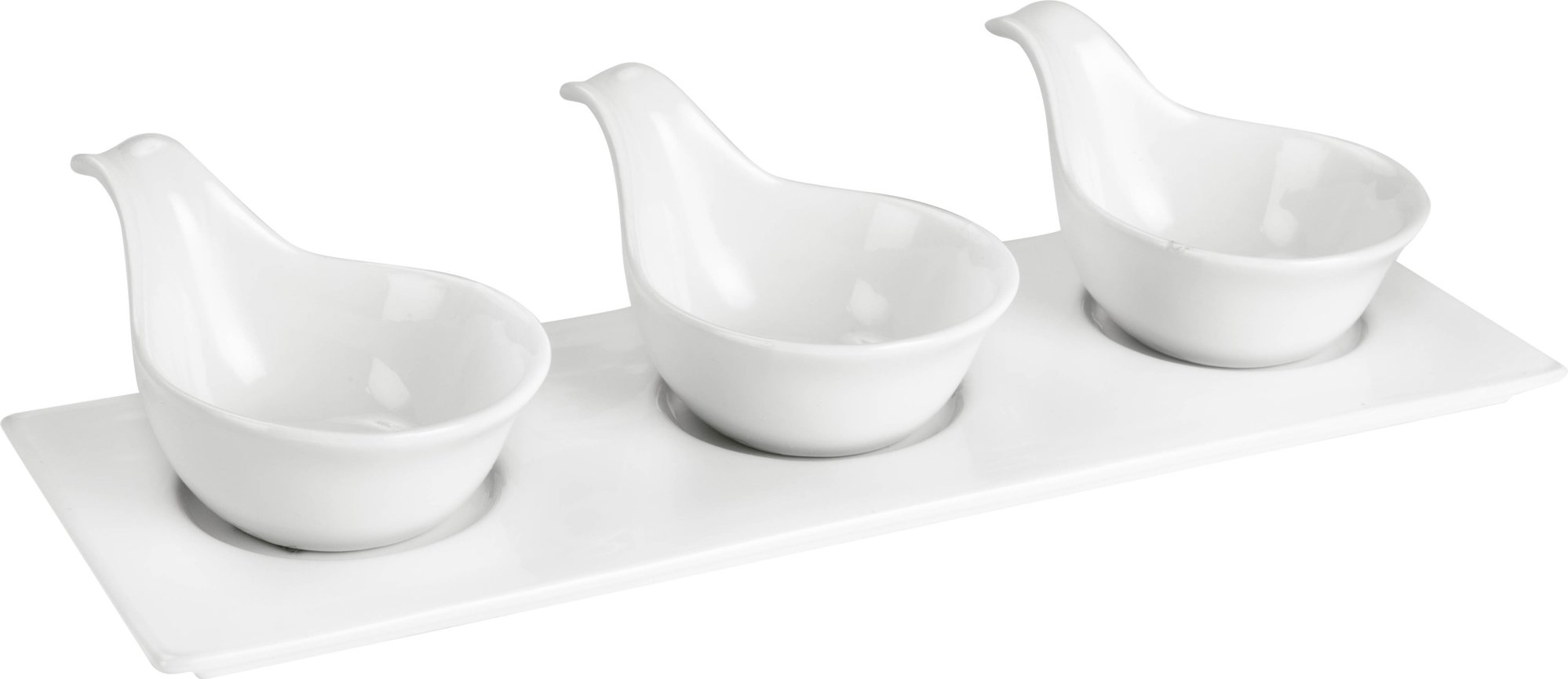 Lamart LT9218 DINE tálalótál, 3 db, 34×12 cm