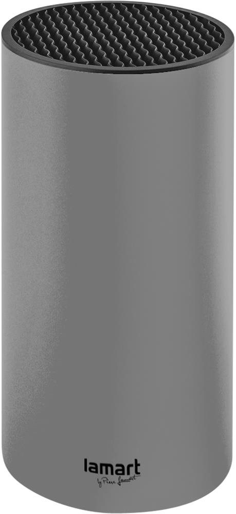 Lamart NOIR LT2083 késtartó blokk, 22,5cm, szürke