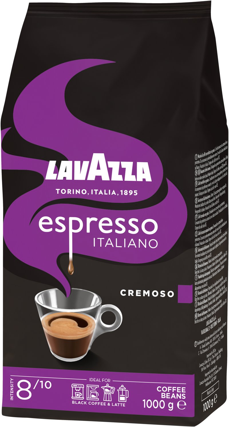 Lavazza Espresso Cremoso, szemes, 1 kg