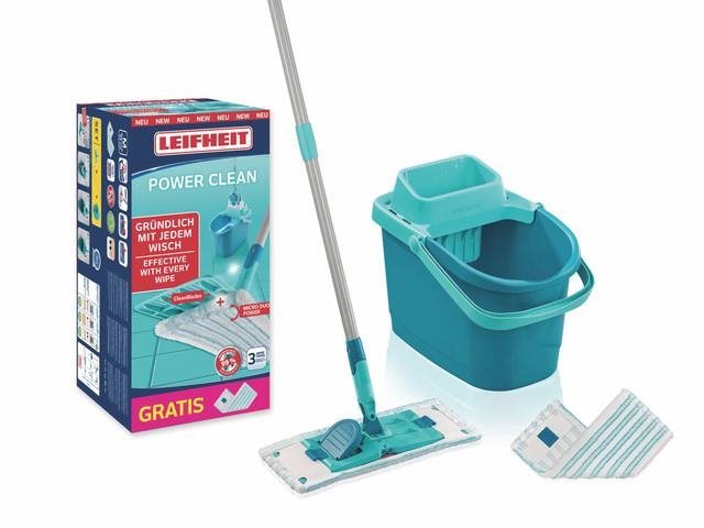 LEIFHEIT PowerClean M szett + micro duo felmosórongy