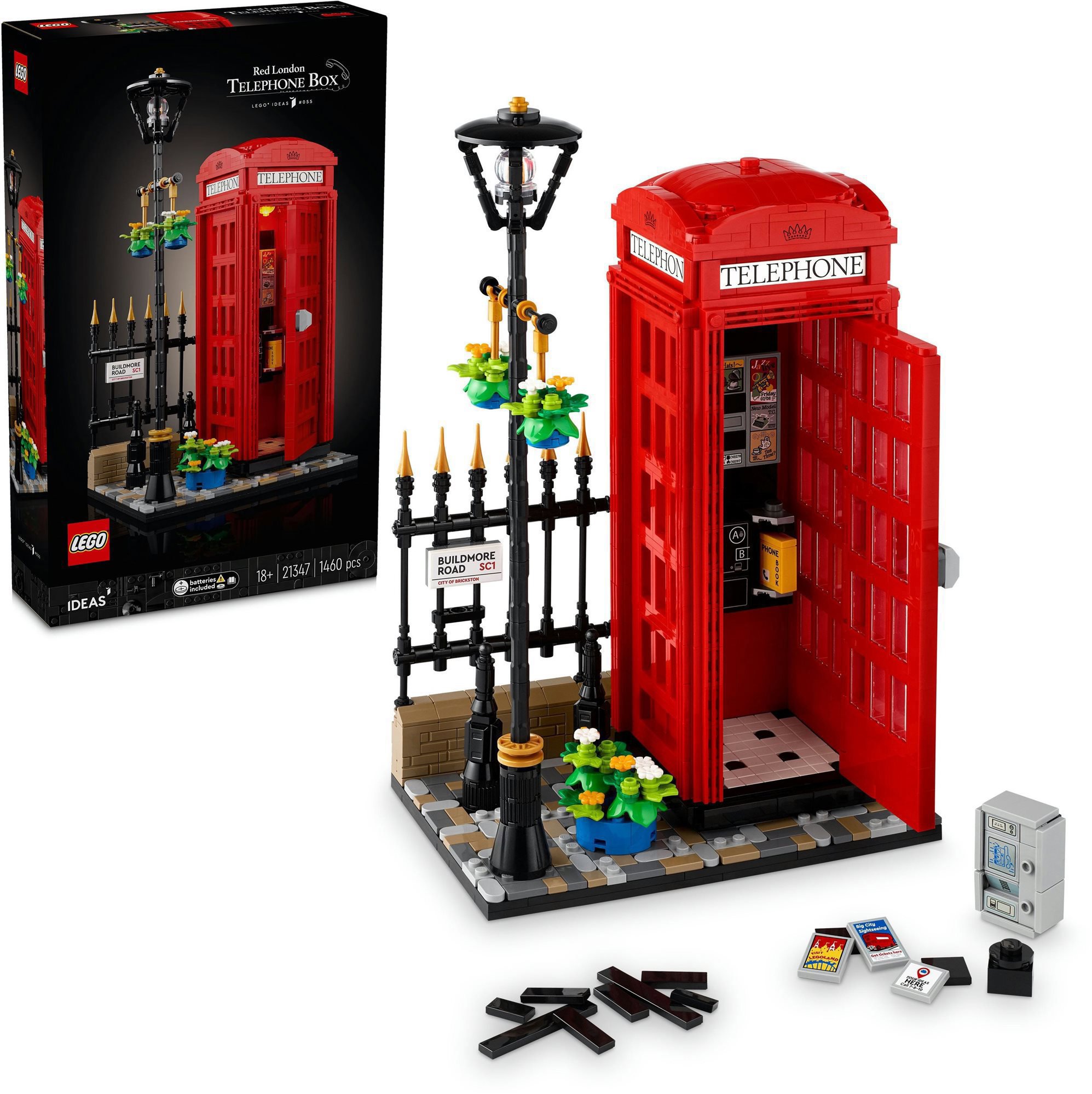 LEGO® Ideas 21347 Londoni piros telefonfülke