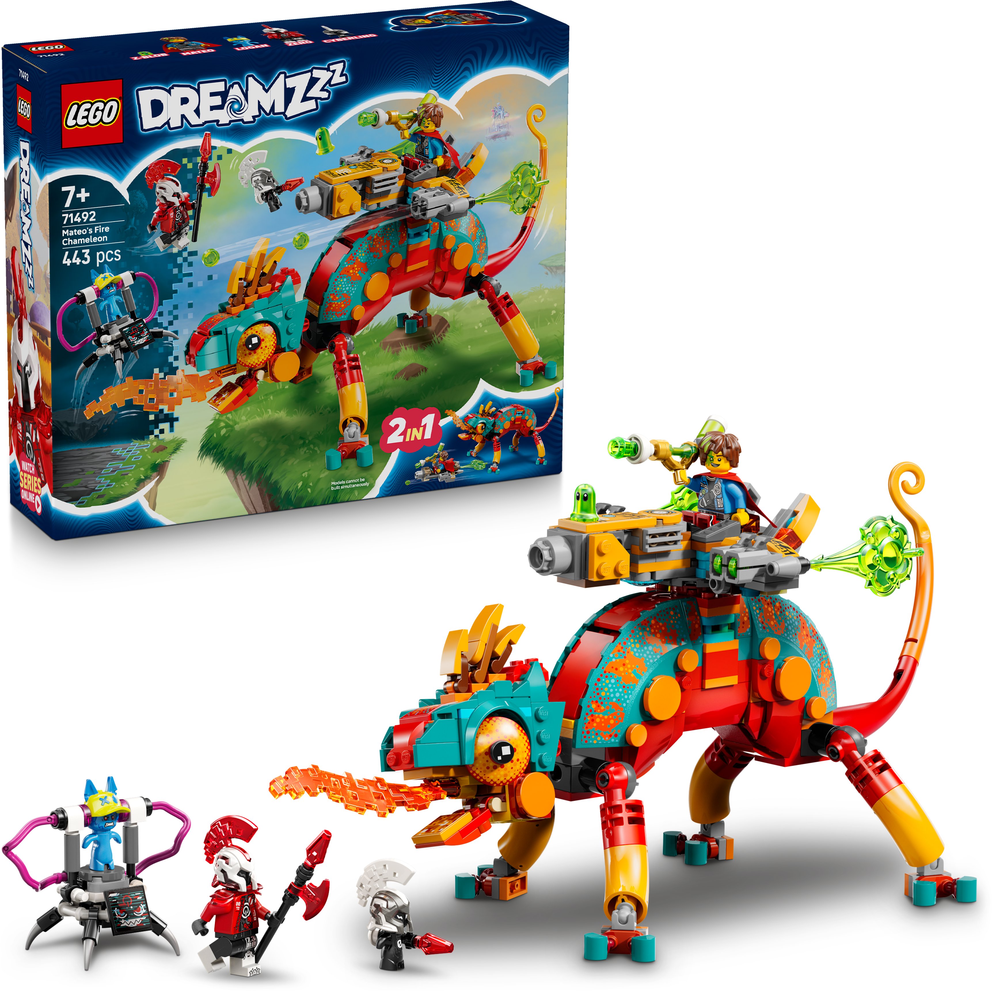 LEGO® DREAMZzz™ 71492 Mateo tűzkaméleonja