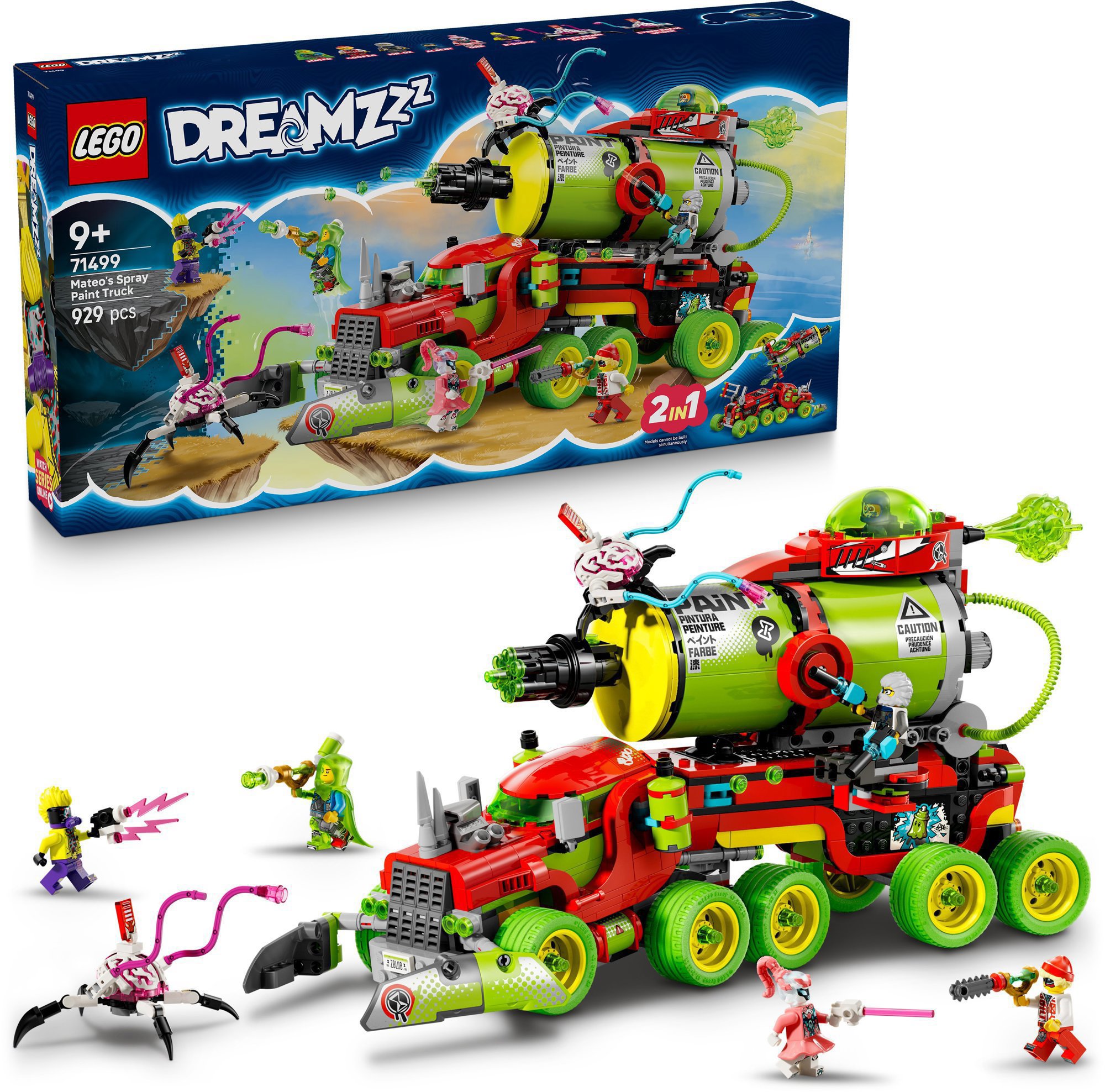 LEGO® DREAMZzz™ 71499 Mateo festékszóró kocsija