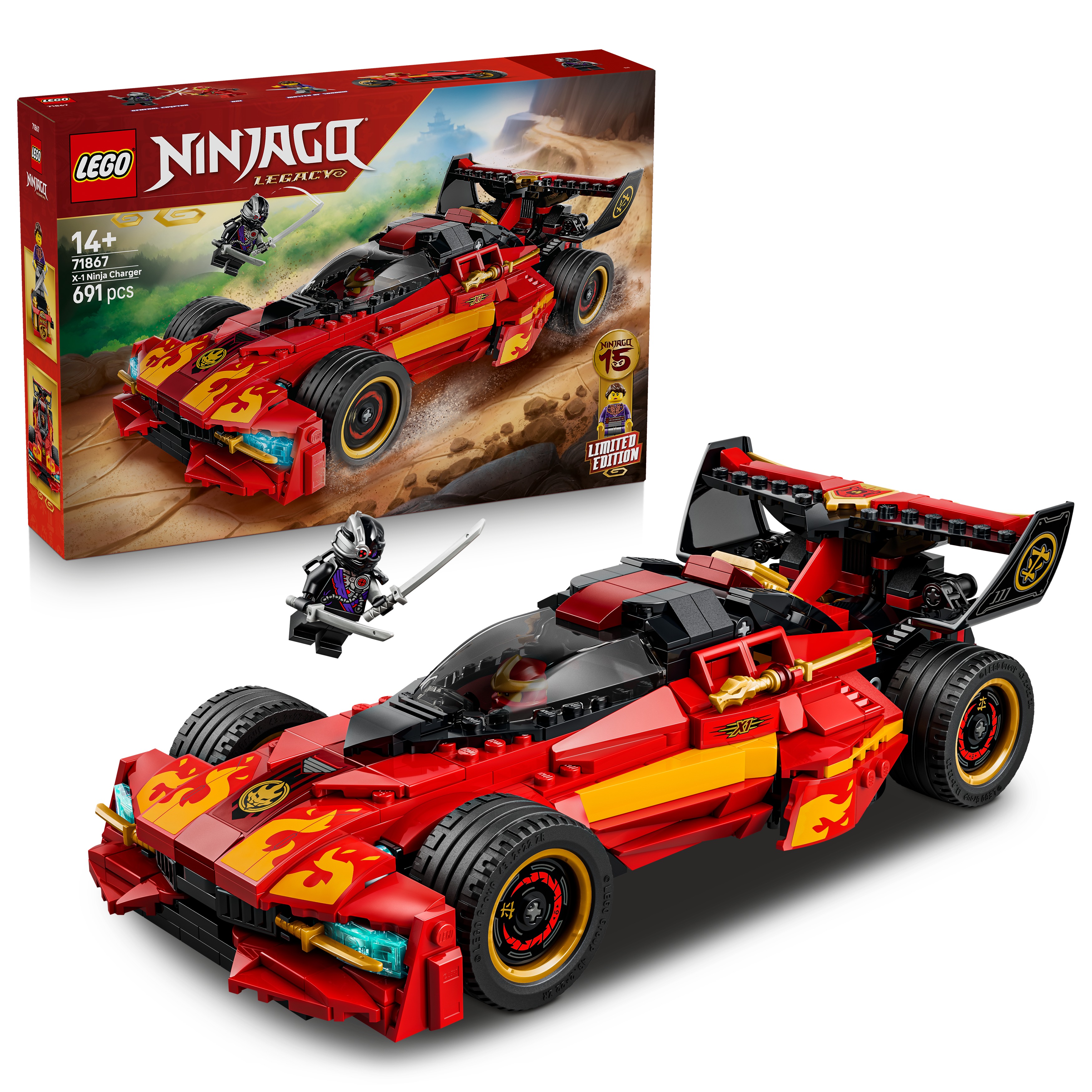 LEGO® NINJAGO® 71867 X-1 Nindzsa csatagép - 15. évforduló