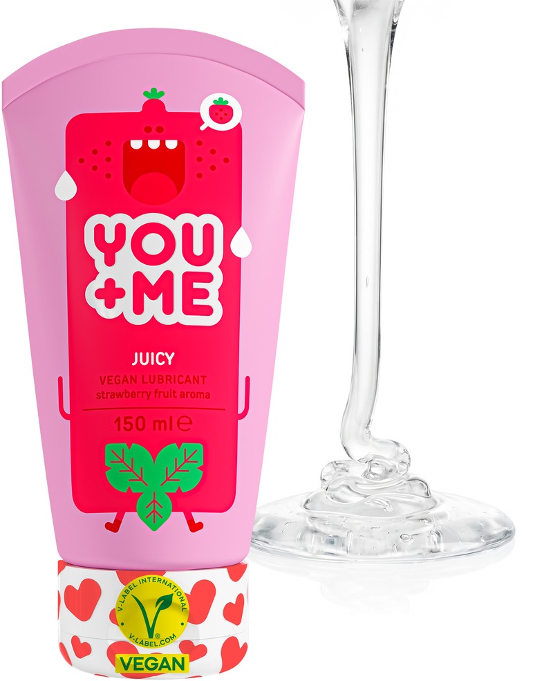 YOU ME Strawberry síkosító, ínycsiklandó eperaroma, 150 ml