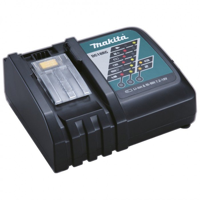 MAKITA Ni-MH/Li-ion töltő LXT DC18RC 7.2-18V gyors töltéshez