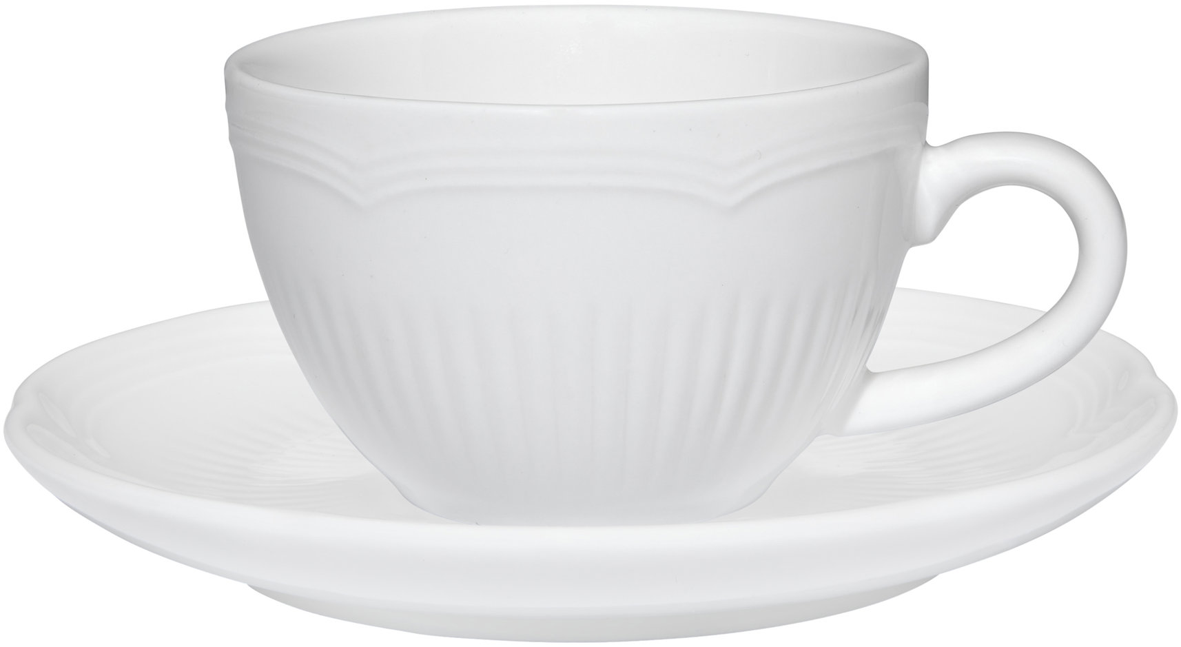 Maxwell & Williams WHITE BASICS Eszpresszó csésze készlet csészealjakkal, 80 ml, 4 darab