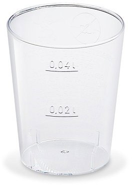 Wimex felespohár, kristály, 2 cl/4 cl, 43 mm átmérő, 50 db