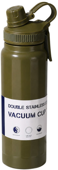 Verk 07388 termosz + fogantyú, 700 ml, zöld