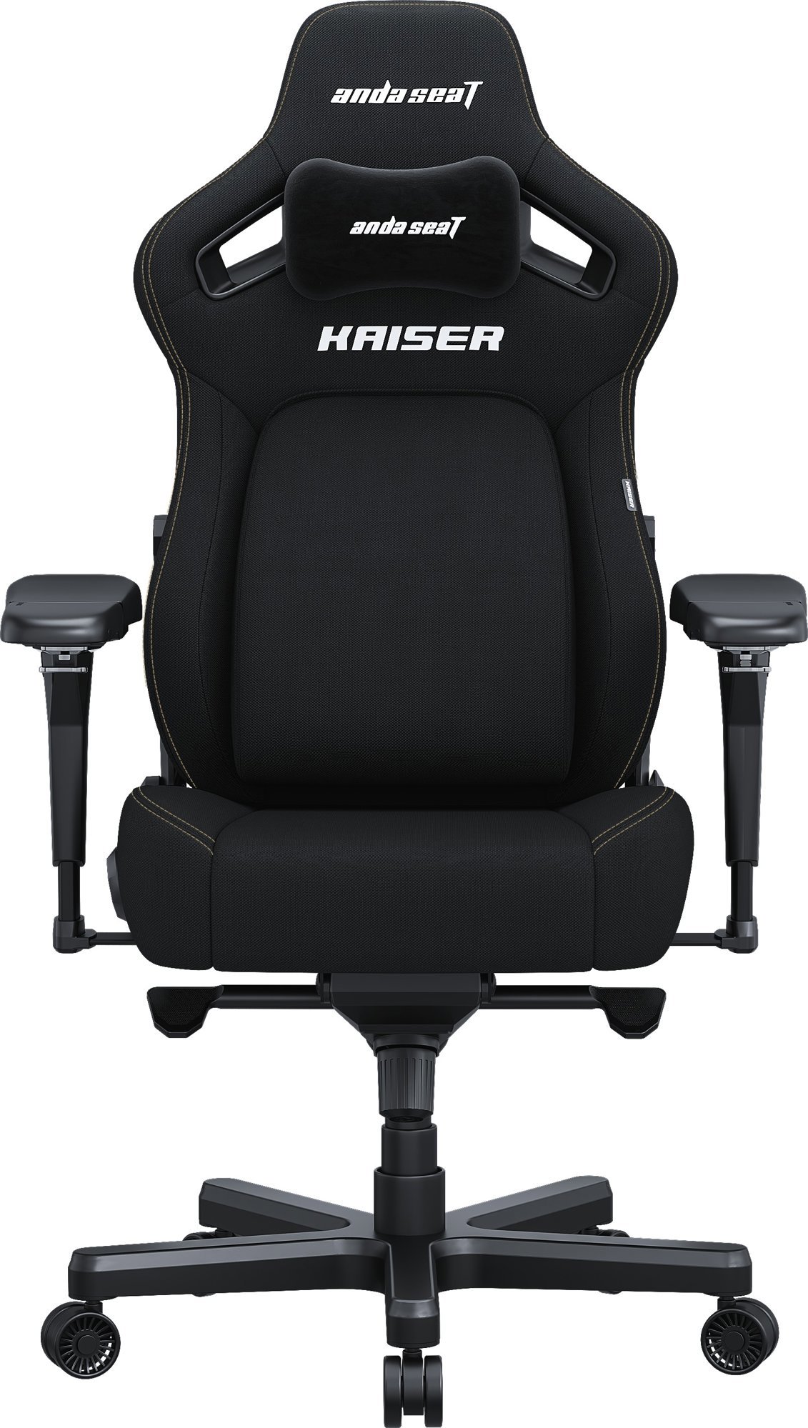 Anda Seat Kaiser 4 Premium Gaming Chair - L Size Black Fabric