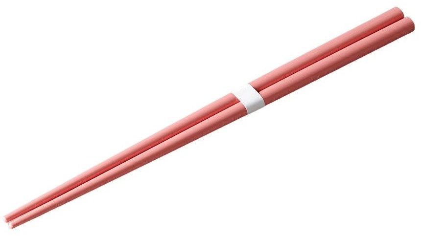 Made in Japan PINK & WHITE kerámia evőpálcikák 22 cm, rózsaszín