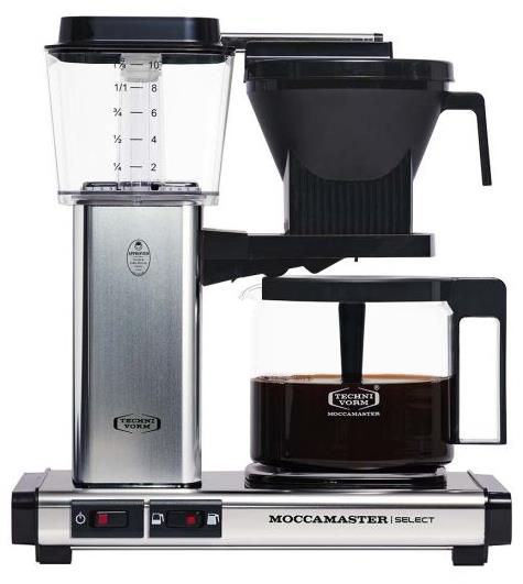 Moccamaster KBG 741 Select Polished Silver – Precíziós hőmérséklet-szabályozás