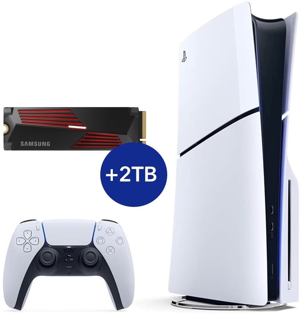 PlayStation 5 (Slim) - 1TB + 2TB SSD