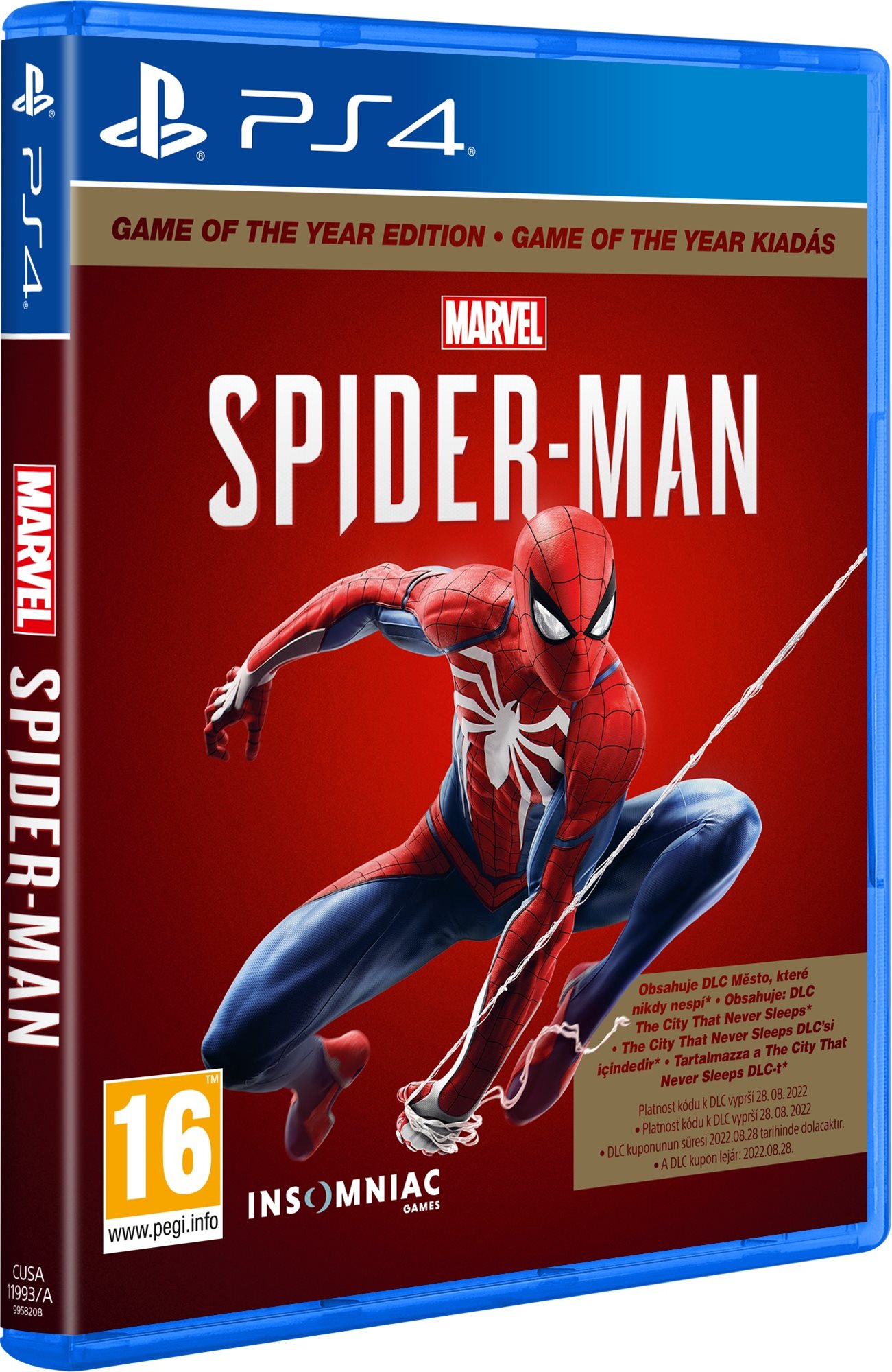 Marvels Spider-Man GOTY - PS4