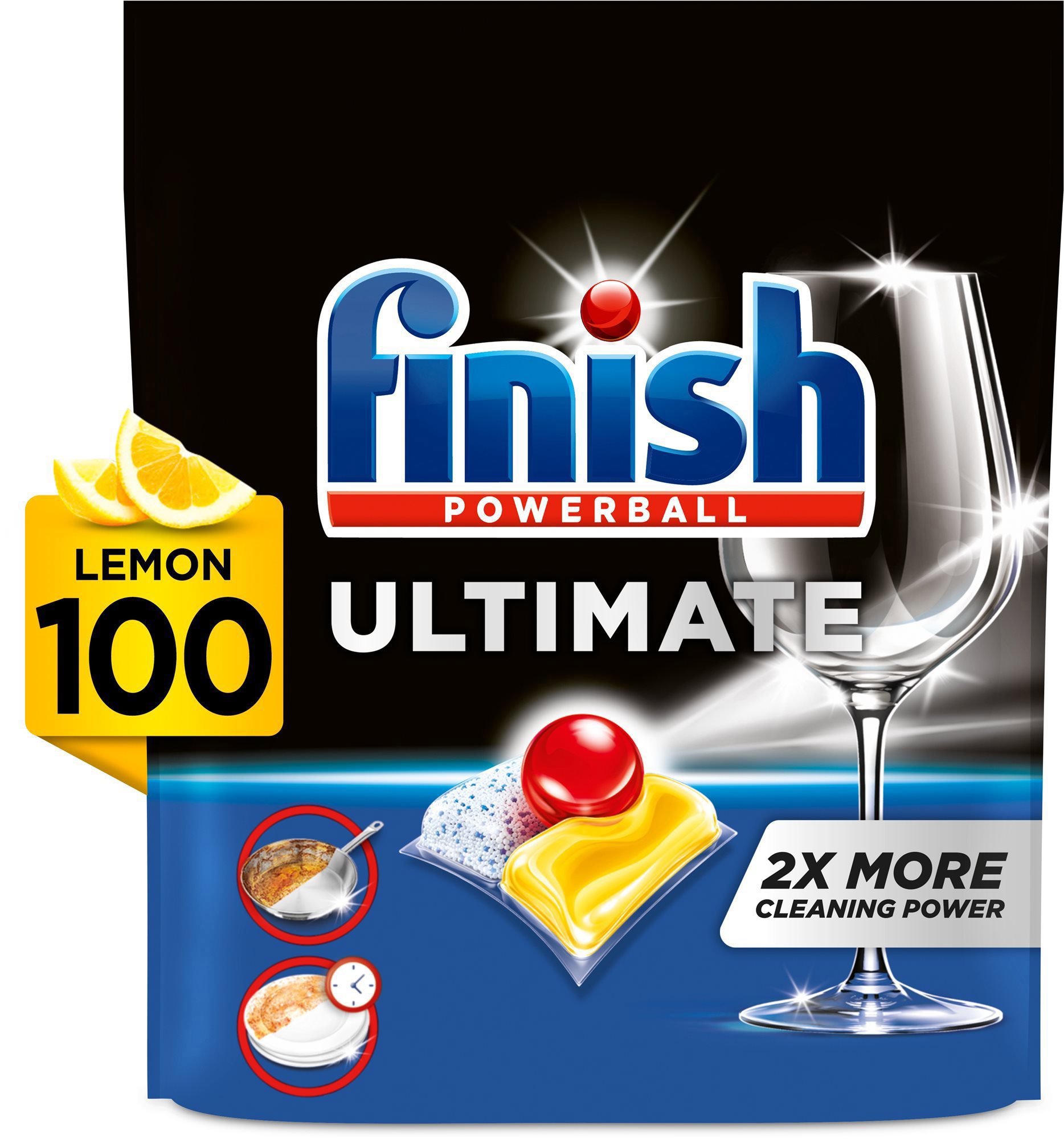 FINISH Ultimate All in 1 Lemon Sparkle 100 ks