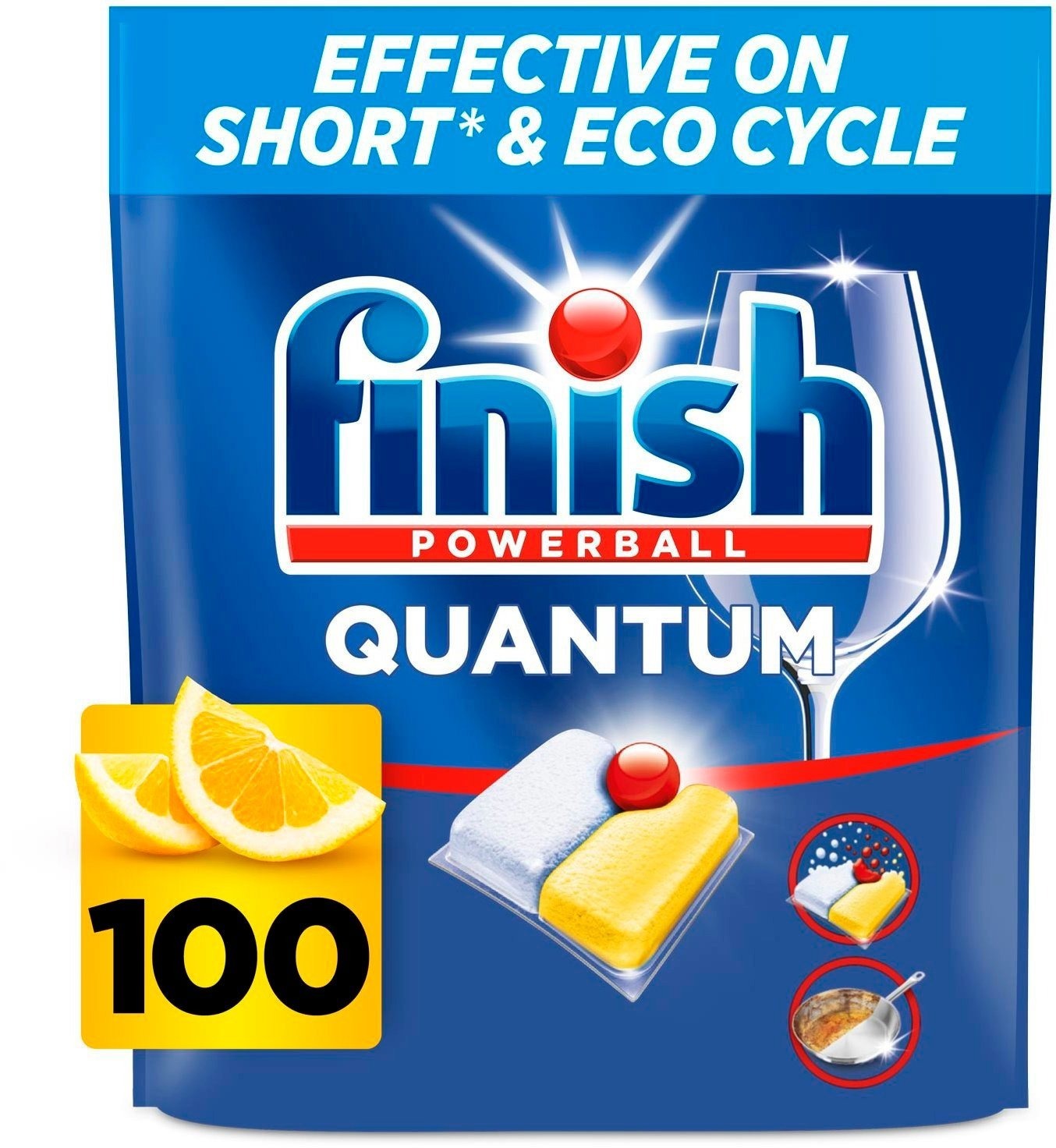 Finish Quantum All in 1 Lemon Sparkle 100 db