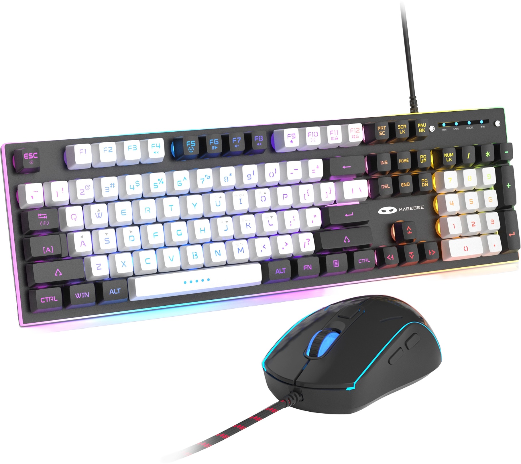 Magegee GT838-BW Keyboard&Mouse Combo - US