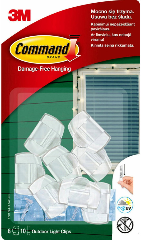 3M 17017CLR Command™ Outdoor Light