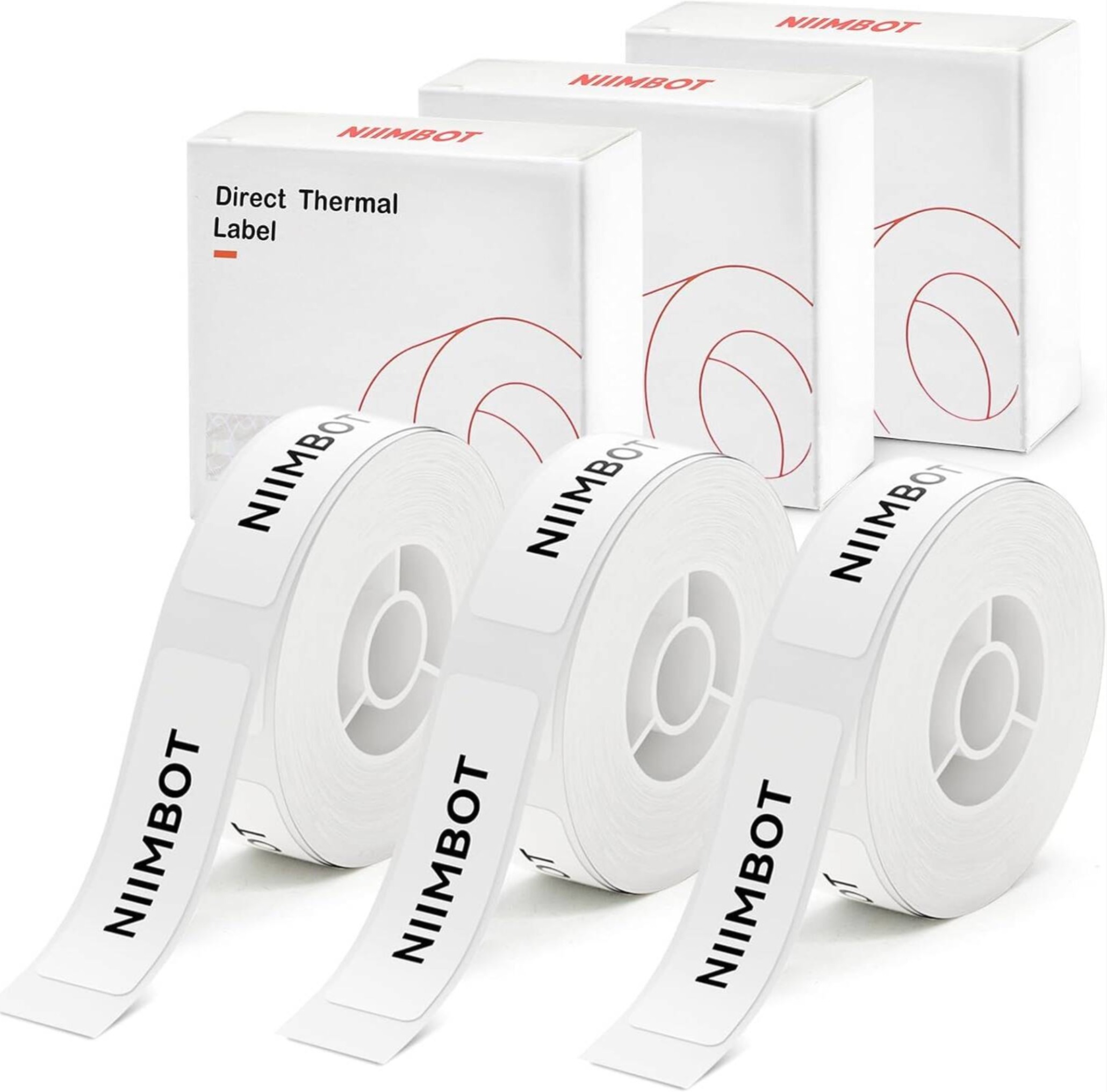 Niimbot T címke szett (3 méret): 12x40mm, White, 155 db / 15x30mm, White, 195 db / 15x50mm, White, 1