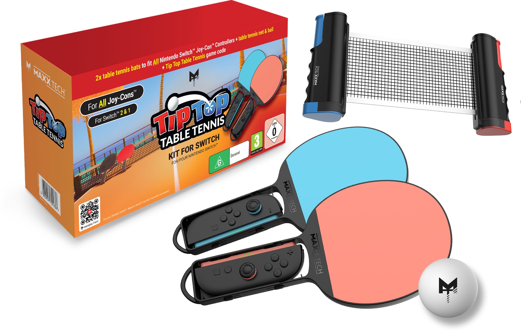 Tip-Top Table Tennis Kit - játékszett és kiegészítők - Nintendo Switch 1/2