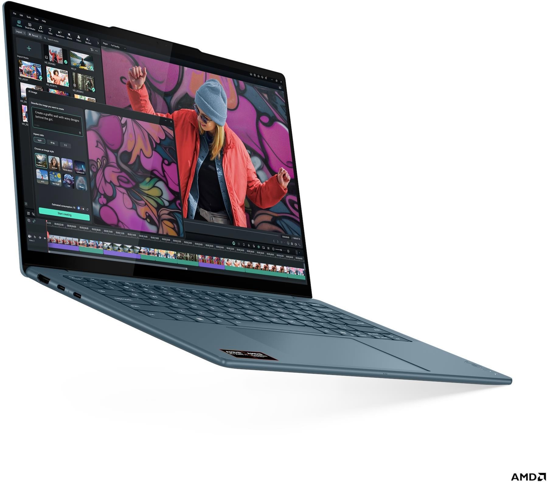 Lenovo Yoga Slim 7 14AKP10 83JY003LHV Tidal Teal