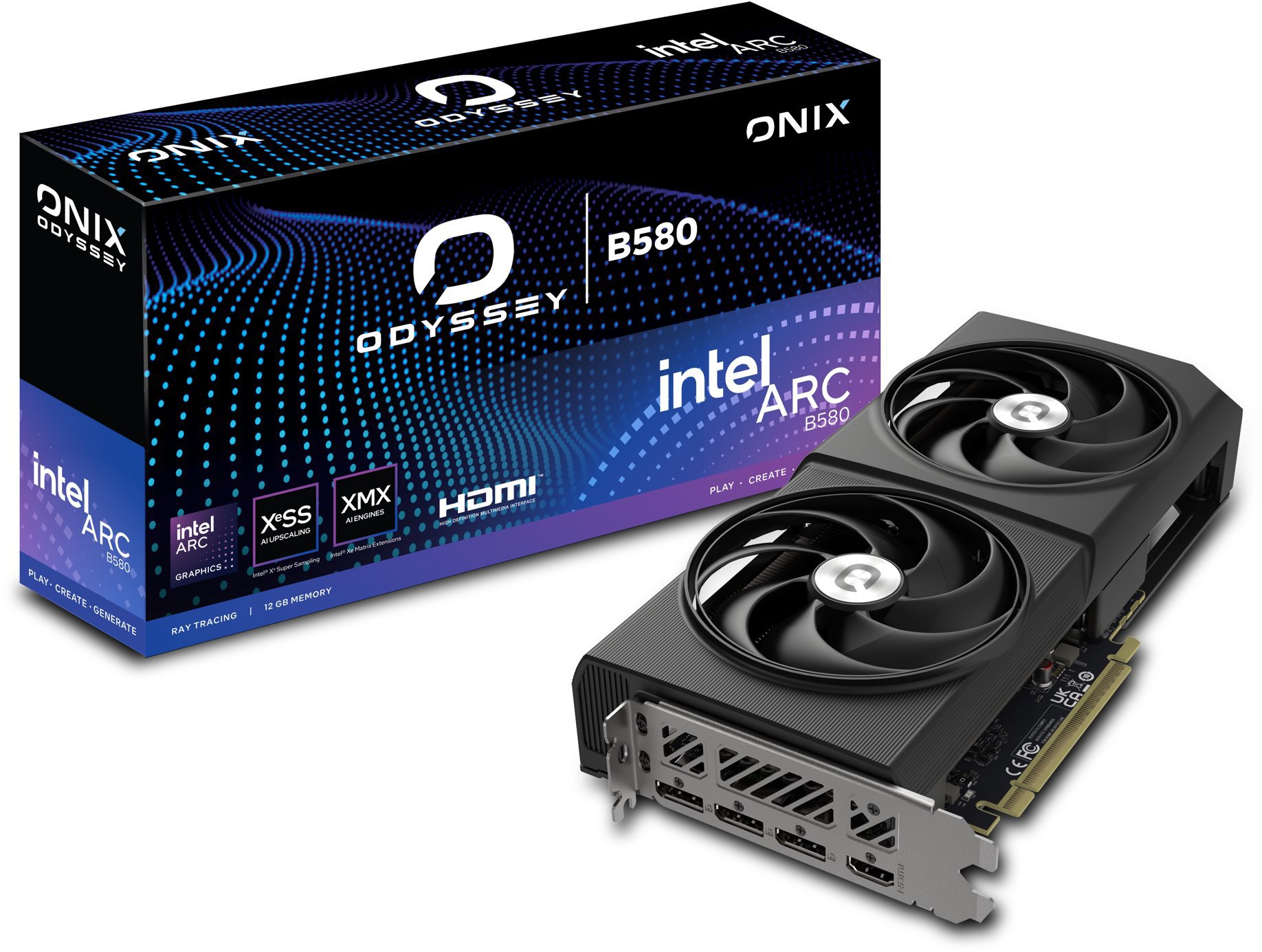 ONIX ODYSSEY Intel Arc B580 12GB GDDR6