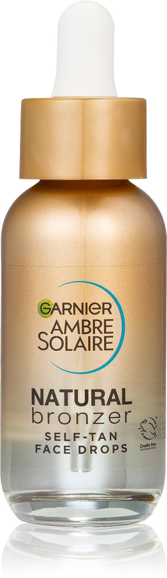 GARNIER Ambre Solaire Natural Bronzer Önbarnító cseppek arcra, 30 ml