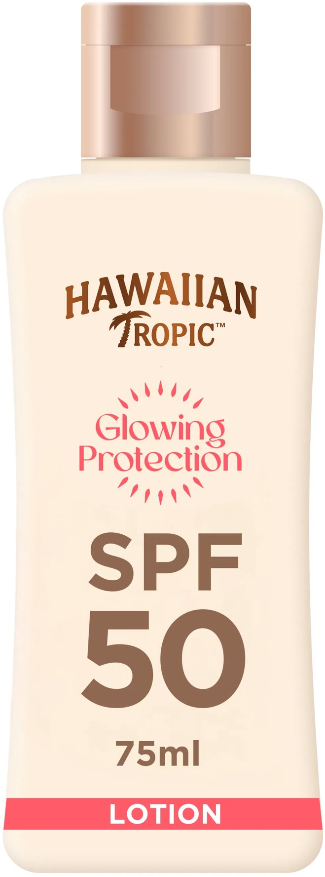 HAWAIIAN TROPIC Glowing Protection Sun Lotion Mini SPF50, 75 ml
