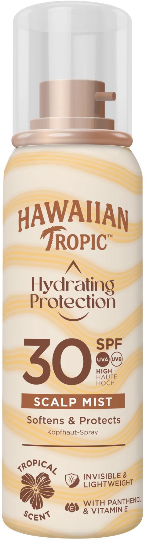 HAWAIIAN TROPIC Hydrating Protection Scalp and Hairline Mist SPF30, 60 ml
