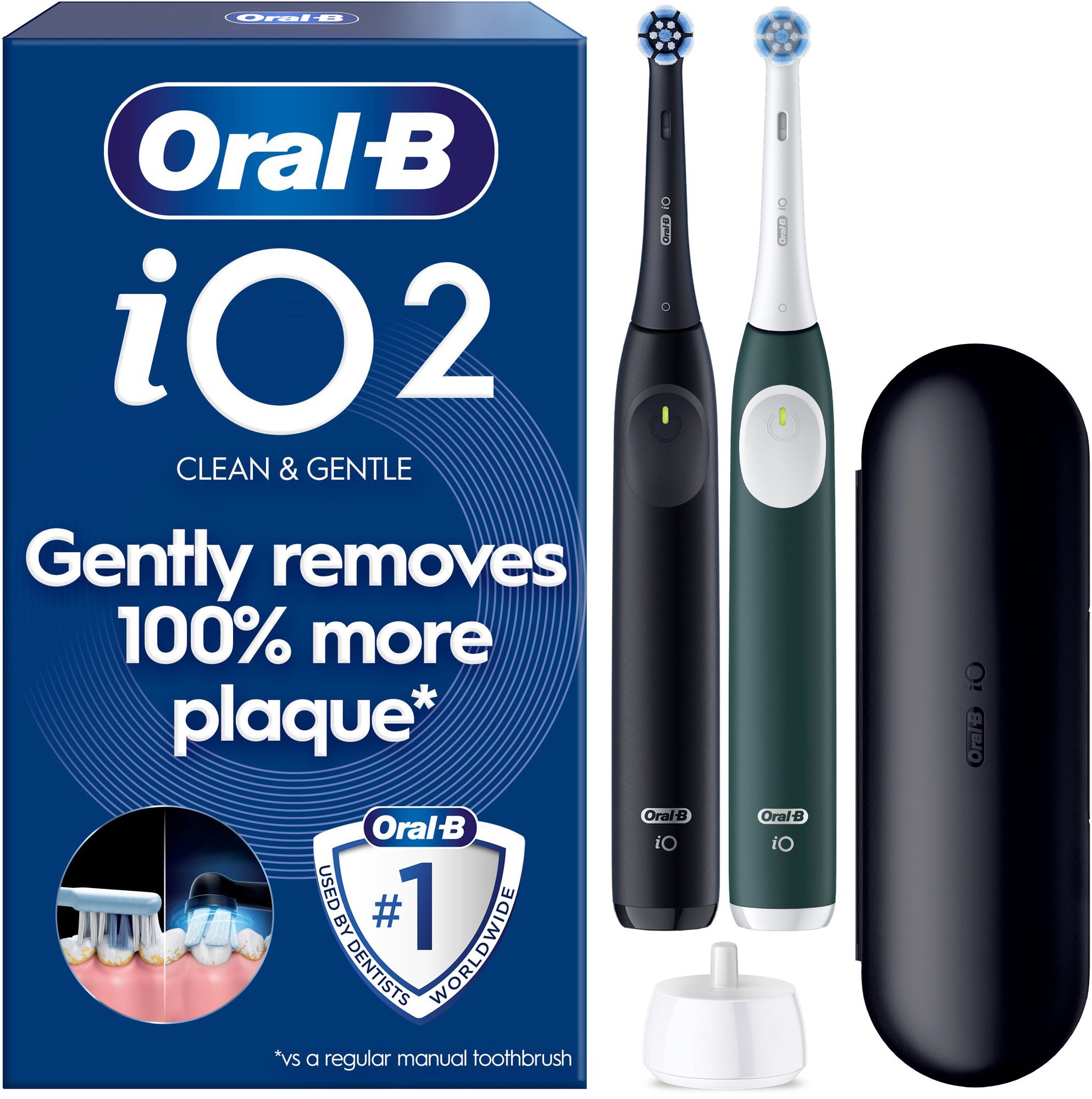 Oral-B iO 2 Duo fekete és erdei zöld