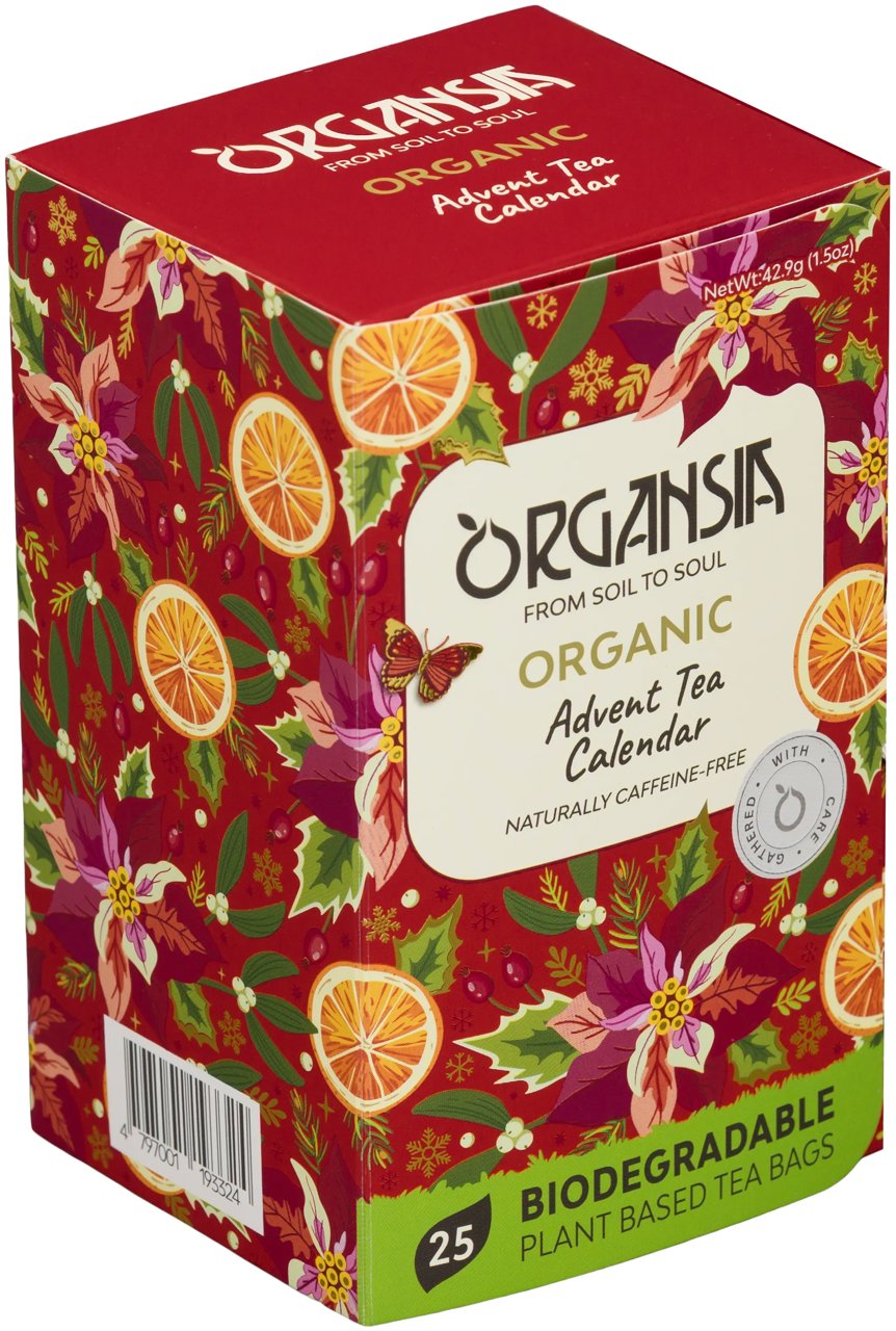 ORGANSIA BIO Advent Calendar Assorted, papírdobozos, 25 filter