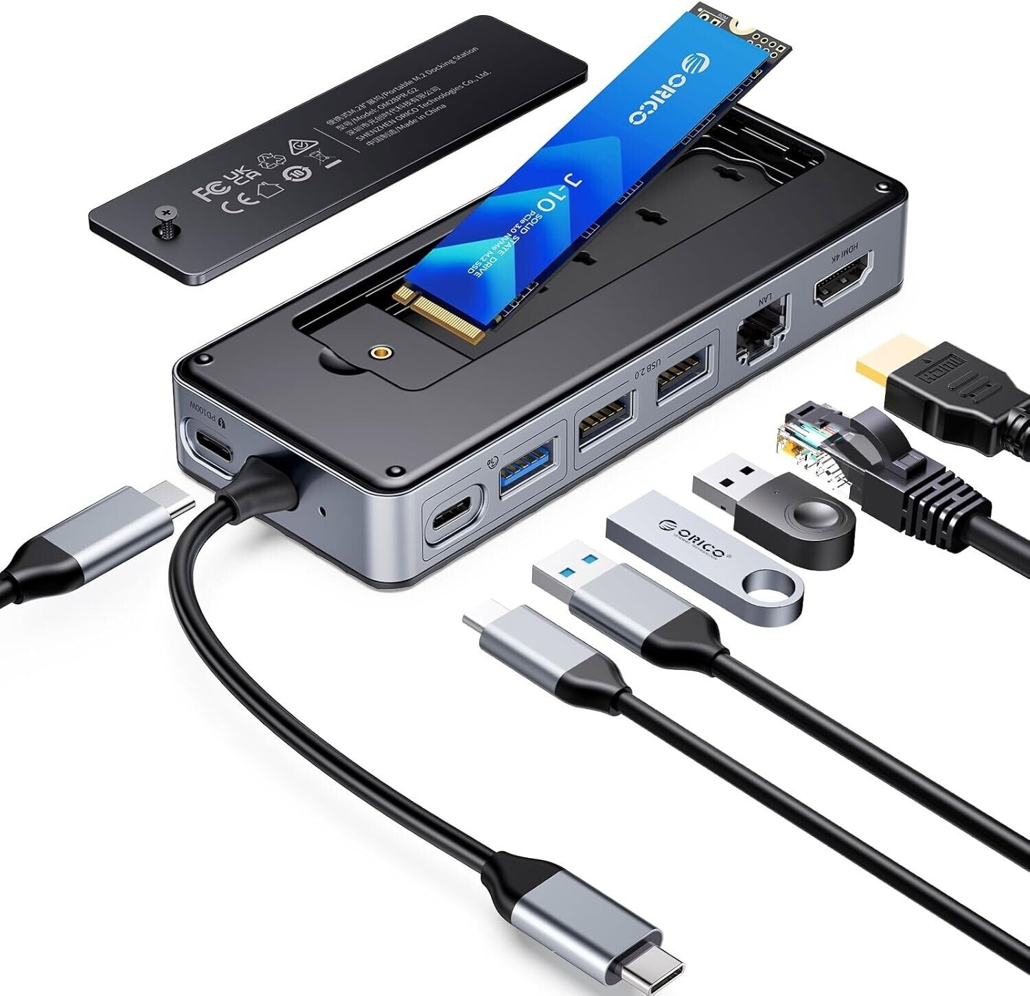 ORICO Portable Docking station M.2 SATA/NVMe