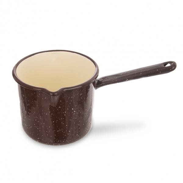 Orion Zománcozott bögre BROWN 12 cm fogantyú