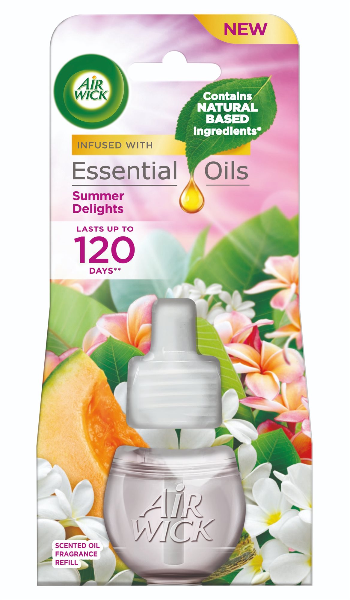AIR WICK folyékony utántöltő elektromos légfrissítőbe - Vidám nyár (19 ml)