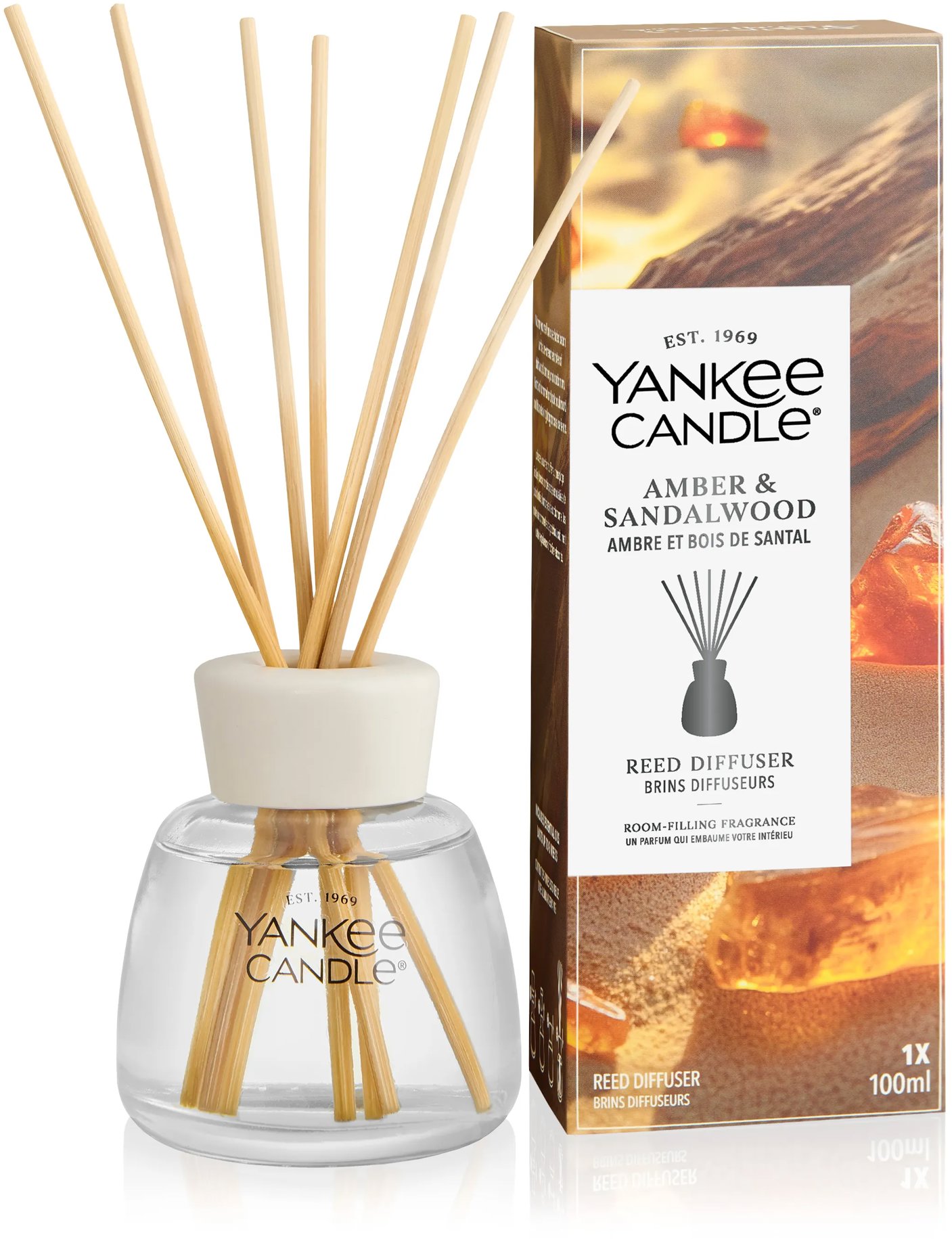 YANKEE CANDLE Amber & Sandalwood, 100 ml