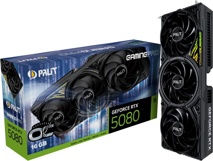 Palit GeForce RTX™ 5080 16GB GamingPro OC V1