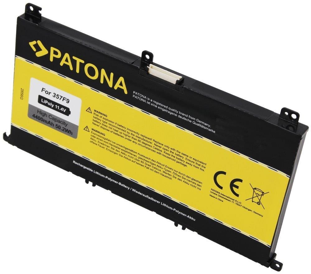 PATONA DELL Inspiron 15 7559 kompatibilis, 4400 mAh, Li-Pol, 11,4 V, 71JF4, 0GFJ6