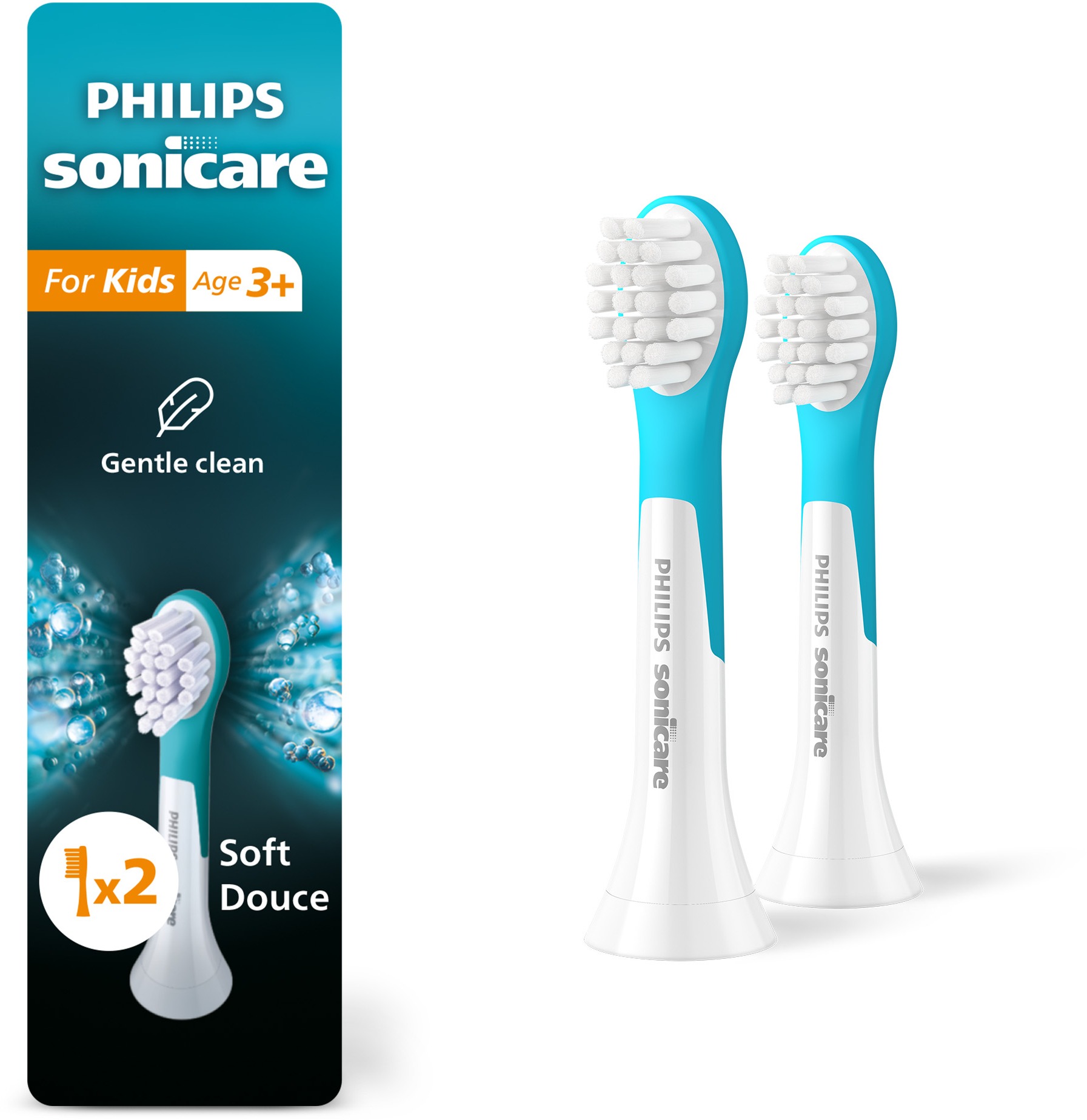 Philips Sonicare for Kids Mini HX6032/90, 3 éves kortól, 2 db