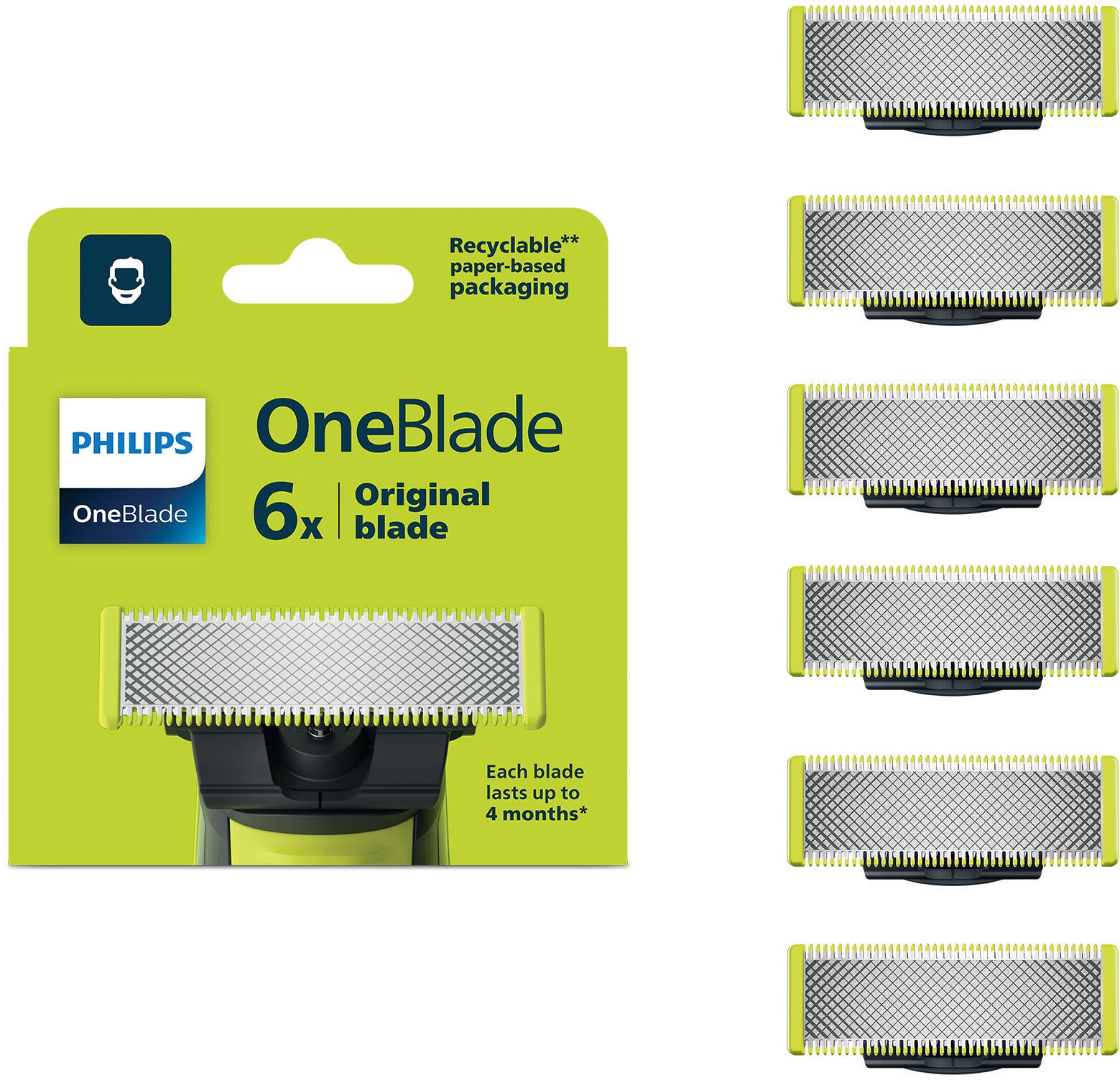 Philips OneBlade QP260/50 cserélhető, 6 darab