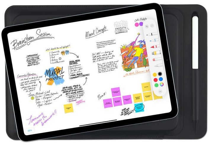 Pipetto Ultra Slim Sleeve iPad (up to 11") fekete tok