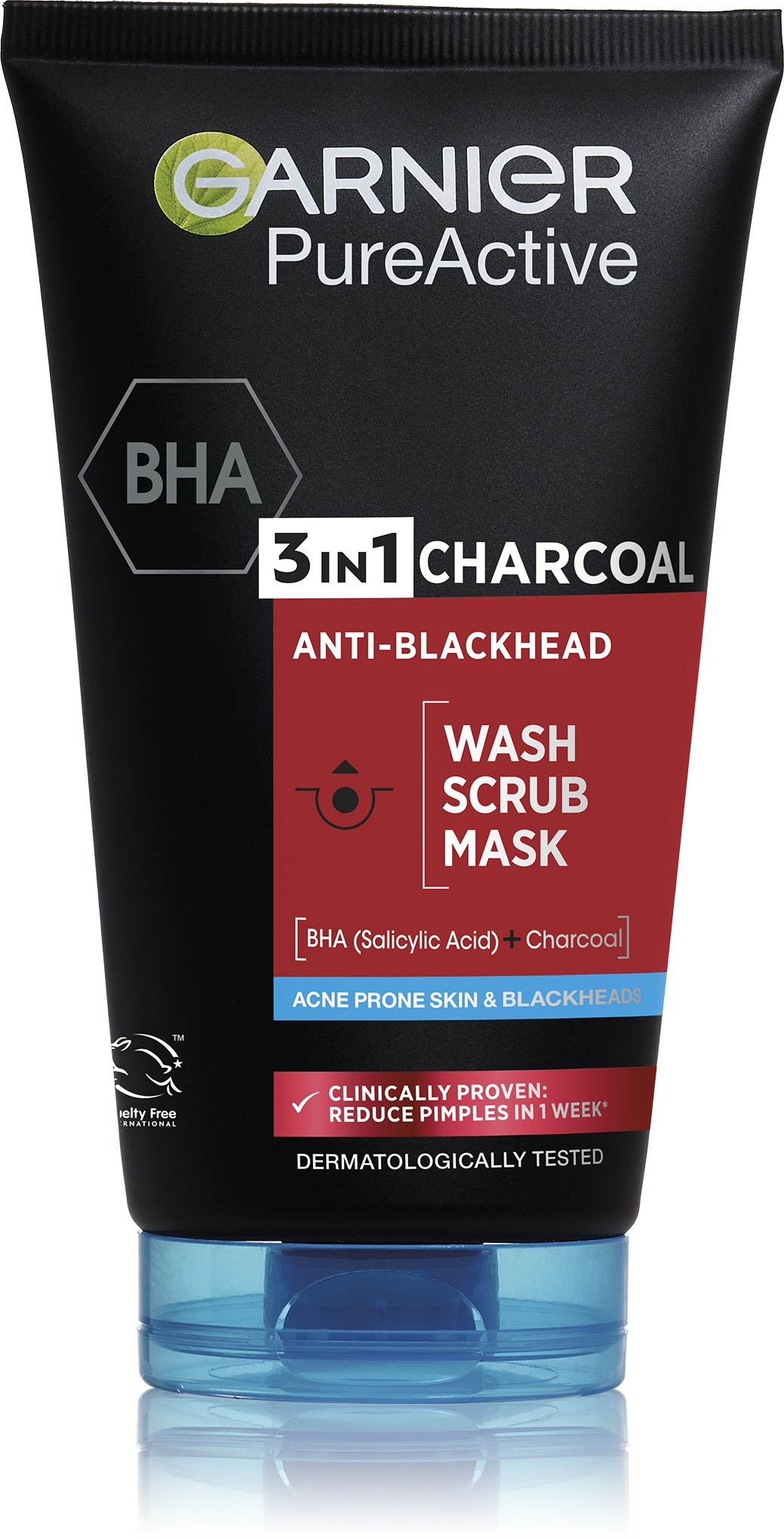 GARNIER PureActive 3in1 Charcoal Anti-Blackhead 150 ml